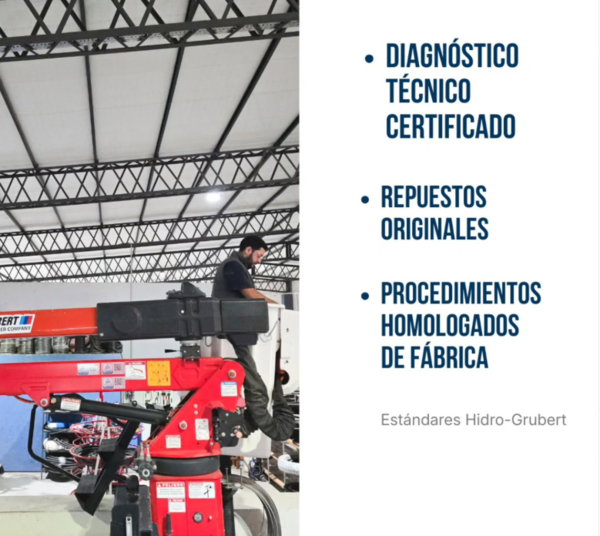 Reparación técnica de sistema hidráulico