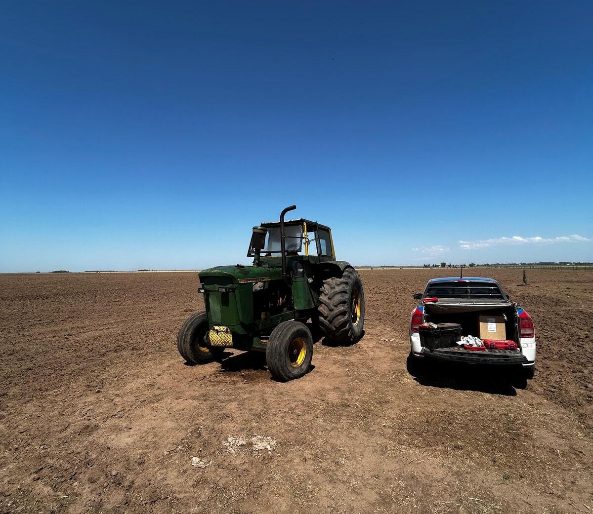 Servicio técnico a campo en maquinaria agrícola